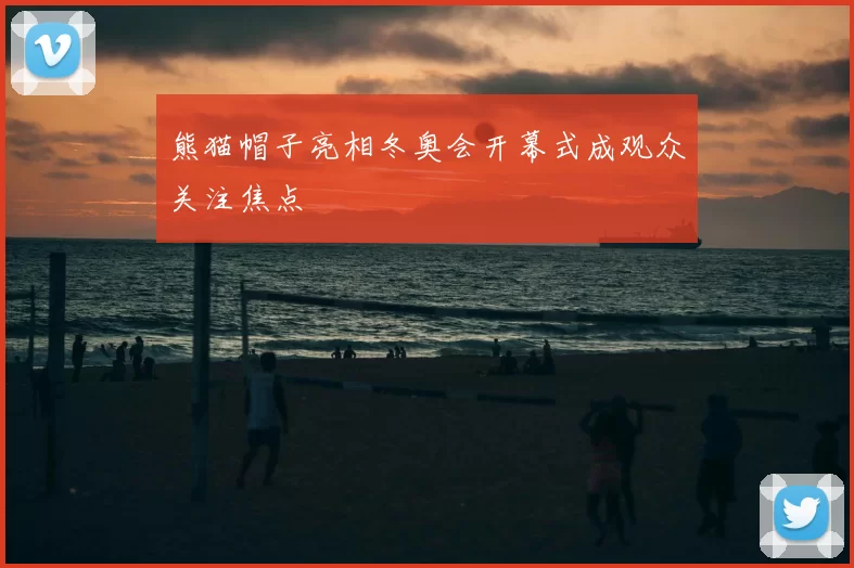 熊猫帽子亮相冬奥会开幕式成观众关注焦点