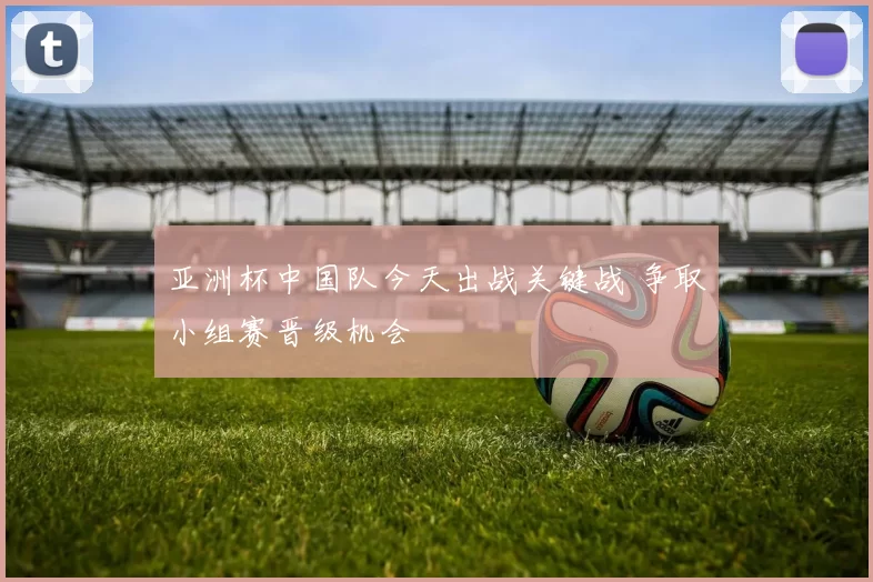 亚洲杯中国队今天出战关键战 争取小组赛晋级机会